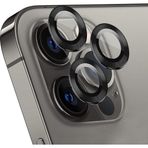 Microsonic Apple iPhone 12 Pro Siyah Tekli Kamera Lens Koruma Camı
