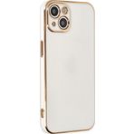 Microsonic Apple iPhone 13 Olive Plated Beyaz Kılıf