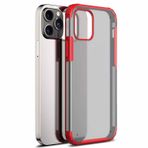 Microsonic Apple iPhone 13 Pro Frosted Frame Kırmızı Cep Telefonu Kılıfı