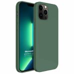 Microsonic Apple iPhone 13 Pro Groovy Soft Koyu Yeşil Cep Telefonu Kılıfı