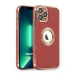 Microsonic Apple iPhone 13 Pro Max Flash Stamp Kırmızı Cep Telefonu Kılıfı