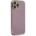 Microsonic Apple iPhone 13 Pro Max Olive Plated Lila Cep Telefonu Kılıfı