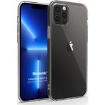 Microsonic Apple iPhone 13 Pro Transparent Soft Beyaz Cep Telefonu Kılıfı