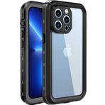 Microsonic Apple iPhone 13 Pro Waterproof 360 Full Body Protective Siyah Cep Telefonu Kılıfı