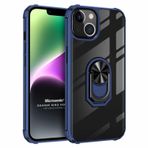 Microsonic Apple iPhone 14 Grande Clear Ring Holder Lacivert Cep Telefonu Kılıfı
