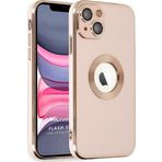 Microsonic Apple iPhone 14 Plus Flash Stamp Rose Gold Cep Telefonu Kılıfı