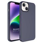 Microsonic Apple iPhone 14 Plus Groovy Soft Lacivert Cep Telefonu Kılıfı