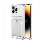 Microsonic Apple iPhone 14 Pro Card Slot Shock Şeffaf Cep Telefonu Kılıfı