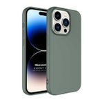 Microsonic Apple iPhone 14 Pro Groovy Soft Koyu Yeşil Cep Telefonu Kılıfı