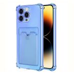Microsonic Apple iPhone 14 Pro Max Card Slot Shock Mavi Cep Telefonu Kılıfı