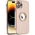 Microsonic Apple iPhone 14 Pro Max Flash Stamp Rose Gold Cep Telefonu Kılıfı