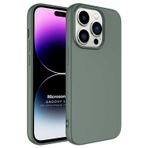 Microsonic Apple iPhone 14 Pro Max Groovy Soft Koyu Yeşil Cep Telefonu Kılıfı