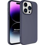Microsonic Apple iPhone 14 Pro Max Groovy Soft Lacivert Cep Telefonu Kılıfı