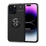 Microsonic Apple iPhone 14 Pro Max Kickstand Ring Holder Siyah Cep Telefonu Kılıfı