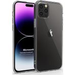 Microsonic Apple iPhone 14 Pro Max Transparent Soft Beyaz Cep Telefonu Kılıfı