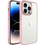 Microsonic Apple iPhone 14 Pro Shadow Planet Açık Pembe Cep Telefonu Kılıfı