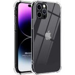 Microsonic Apple iPhone 14 Pro Shock Absorbing Şeffaf Cep Telefonu Kılıfı