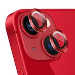 Microsonic Apple iPhone 14 Tekli Kırmızı Kamera Lens Koruma Camı