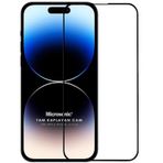 Microsonic Apple İphone 15 Plus Tam Kaplayan Temperli Cam Ekran Koruyucu Siyah