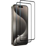 Microsonic Apple iPhone 15 Pro Max Crystal Seramik Nano Ekran Koruyucu Siyah (2 Adet)