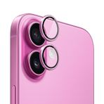 Microsonic Apple iPhone 16 Plus Tekli Kamera Lens Koruma Camı Pembe [iPhone 16 Plus ile Uyumlu Kamera Koruyucu Film - Pembe]