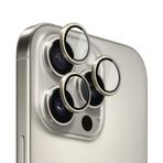 Microsonic Apple iPhone 16 Pro Tekli Kamera Lens Koruma Camı Gold [iPhone 16 Pro ile Uyumlu Kamera Koruyucu Film - Gold]