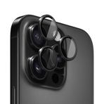 Microsonic Apple iPhone 16 Pro Tekli Kamera Lens Koruma Camı Siyah [iPhone 16 Pro ile Uyumlu Kamera Koruyucu Film - Siyah]