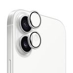 Microsonic Apple iPhone 16 Tekli Kamera Lens Koruma Camı Gümüş [iPhone 16 ile Uyumlu Kamera Koruyucu Film - Gümüş]