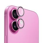 Microsonic Apple iPhone 16 Tekli Kamera Lens Koruma Camı Pembe [iPhone 16 ile Uyumlu Kamera Koruyucu Film - Pembe]