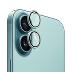 Microsonic Apple iPhone 16 Tekli Kamera Lens Koruma Camı Yeşil [iPhone 16 ile Uyumlu Kamera Koruyucu Film - Yeşil]