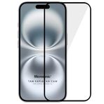 Microsonic Apple iPhone 17 Tam Kaplayan Temperli Cam Ekran Koruyucu Siyah [iPhone 17 ile Uyumlu Ekran Koruyucu - Siyah]