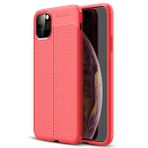 Microsonic Apple iPhone 8 Deri Dokulu Kırmızı Silikon Kılıf