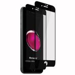 Microsonic Apple iPhone 8 Plus Crystal Seramik Nano Ekran Koruyucu Siyah (2 Adet) [iPhone 8 Plus ile Uyumlu Ekran Koruyucu - Siyah]