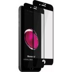 Microsonic Apple iPhone 8 Plus Crystal Seramik Nano Ekran Koruyucu Siyah (2 Adet)