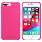 Microsonic Apple iPhone 8 Plus için Kılıf Liquid Lansman Silikon Pitaya [iPhone 8 Plus ile Uyumlu Kılıf - ]