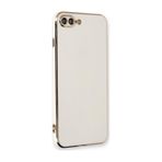 Microsonic Apple iPhone 8 Plus Olive Plated Beyaz Cep Telefonu Kılıfı