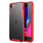 Microsonic Apple iPhone SE 2022 Frosted Frame Kırmızı Telefon Kılıfı