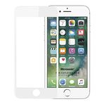 Microsonic Apple iPhone SE 2022 Tam Kaplayan Temperli Cam Ekran Koruyucu Beyaz [iPhone SE 2022 ile Uyumlu Ekran Koruyucu]