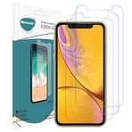 Microsonic Apple iPhone XR Ekran Koruyucu Nano Cam (3'lü Paket) [iPhone XR ile Uyumlu Ekran Koruyucu]