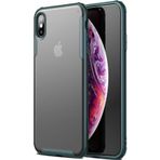 Microsonic Apple iPhone XS Max Frosted Frame Yeşil Cep Telefonu Kılıfı