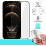 Microsonic Apple Uyumlu iPhone 12 Pro Max Siyah Seramik Matte Flexible Ekran Koruyucu