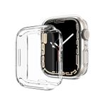 Microsonic Apple Uyumlu Watch Series 8 45mm Kılıf 360 Full Round Soft Silicone