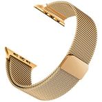 Microsonic Apple Watch 1 42 mm Luxe Metal Twist Gold Uyumlu Kordon