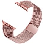 Microsonic Apple Watch 3 42 mm Luxe Metal Twist Rose Gold Uyumlu Kordon