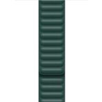 Microsonic Apple Watch SE 2022 40 mm Koyu Yeşil Leather Link Band Kordon