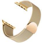 Microsonic Apple Watch SE 2022 40 mm Luxe Metal Twist Gold Uyumlu Kordon