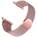Microsonic Apple Watch SE 2022 40 mm Luxe Metal Twist Gümüş Uyumlu Kordon