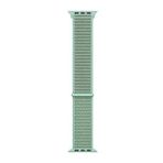 Microsonic Apple Watch SE 2022 40 mm Woven Sport Loop Yeşil Hasırlı Kordon