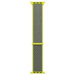 Microsonic Apple Watch SE 2022 44 mm Koyu Yeşil Woven Sport Loop Hasırlı Kordon