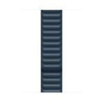 Microsonic Apple Watch SE 2022 44 mm Leather Link Band Lacivert Kordon